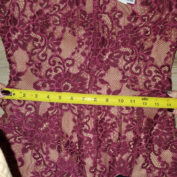 Michael kors Maroon & Pink lace Dress - Picture 8 of 8